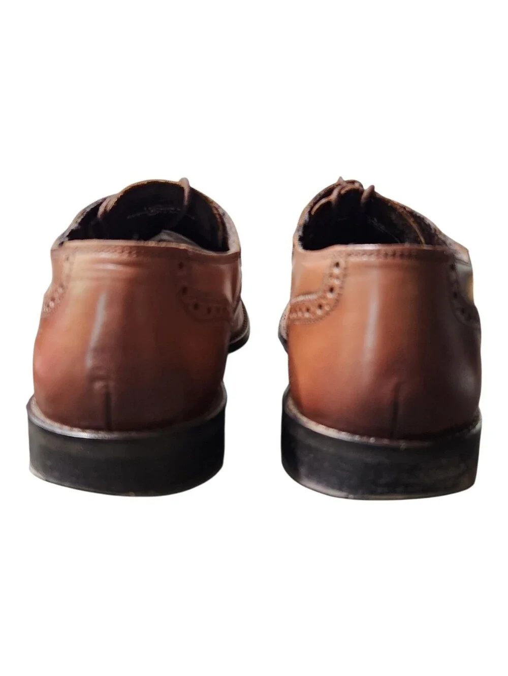 Florsheim Leather Wingtip Brogue Derby Oxfords Dress Shoes Size 10.5 D